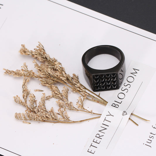 Stainless steel ring jewelry