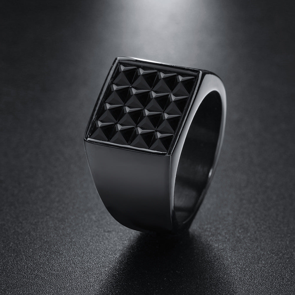 Stainless steel ring jewelry
